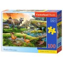 Puzzle 100 world of dinosaurs