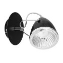 Lampa kinkiet OLIVER 1 CZARNY CHROM