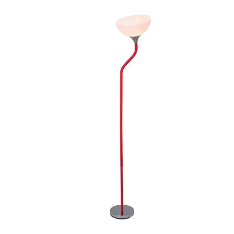 Lampa podłogowa LUCIE 1.0 Biały Chrom NIEBIESKI