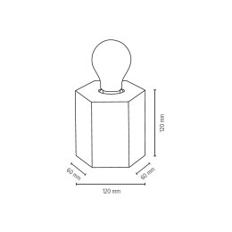 Lampa stołowa HEXAR HEXAR BRZOZA