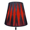 Lampa stołowa MILA 1 CZARNY SZARY CZERWONY