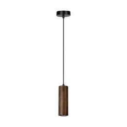 Lampa wisząca PIPE 1 CZARNY ORZECH