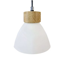 Lampa wisząca PRAHAS 1 CZARRNY DĄB OLEJOWANY BIAŁY