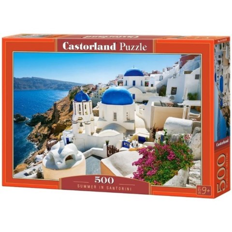 Puzzle summer in santorini 500