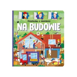 Książka z okienkami na budowie