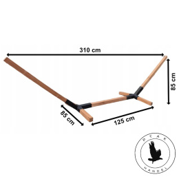 Stojak bukowy do hamaka IMPREGNOWANY