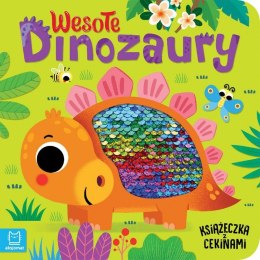 Wesołe dinozauruy z cekinami